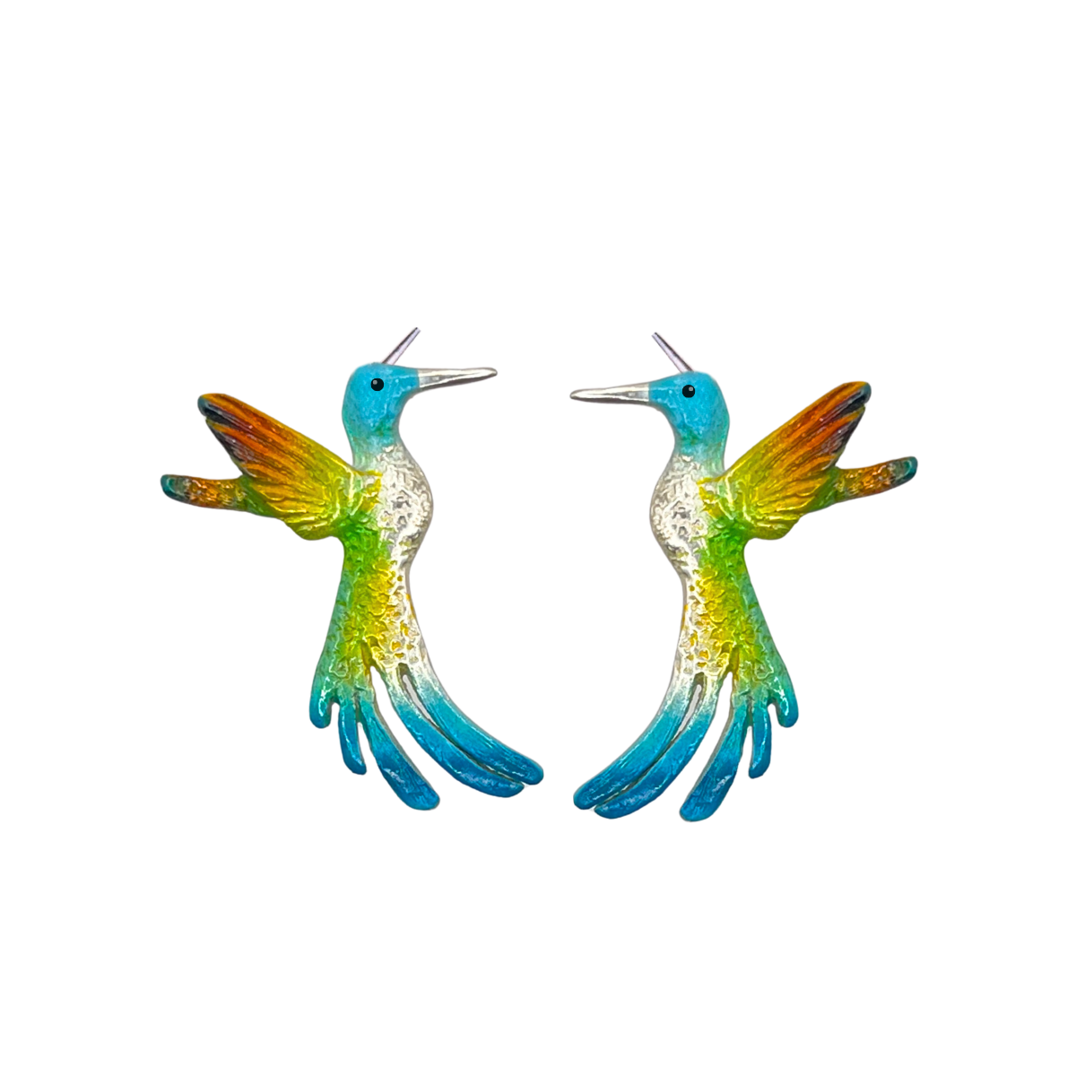 Colibrí del Amor Aretes Mediano