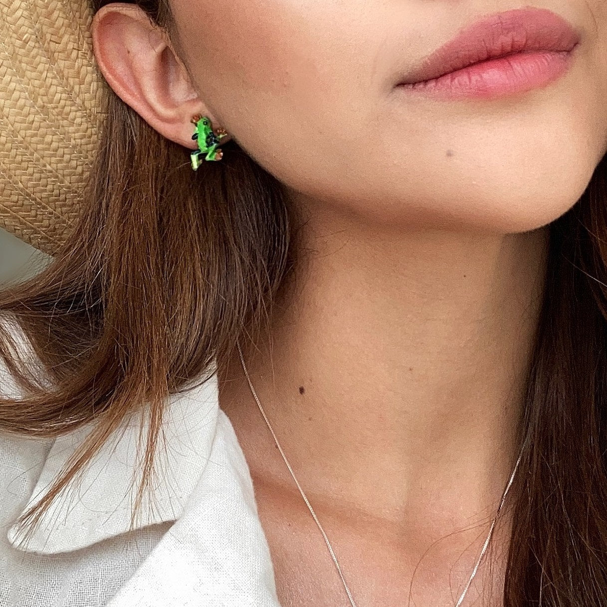 Aretes Rana Mini Pupila