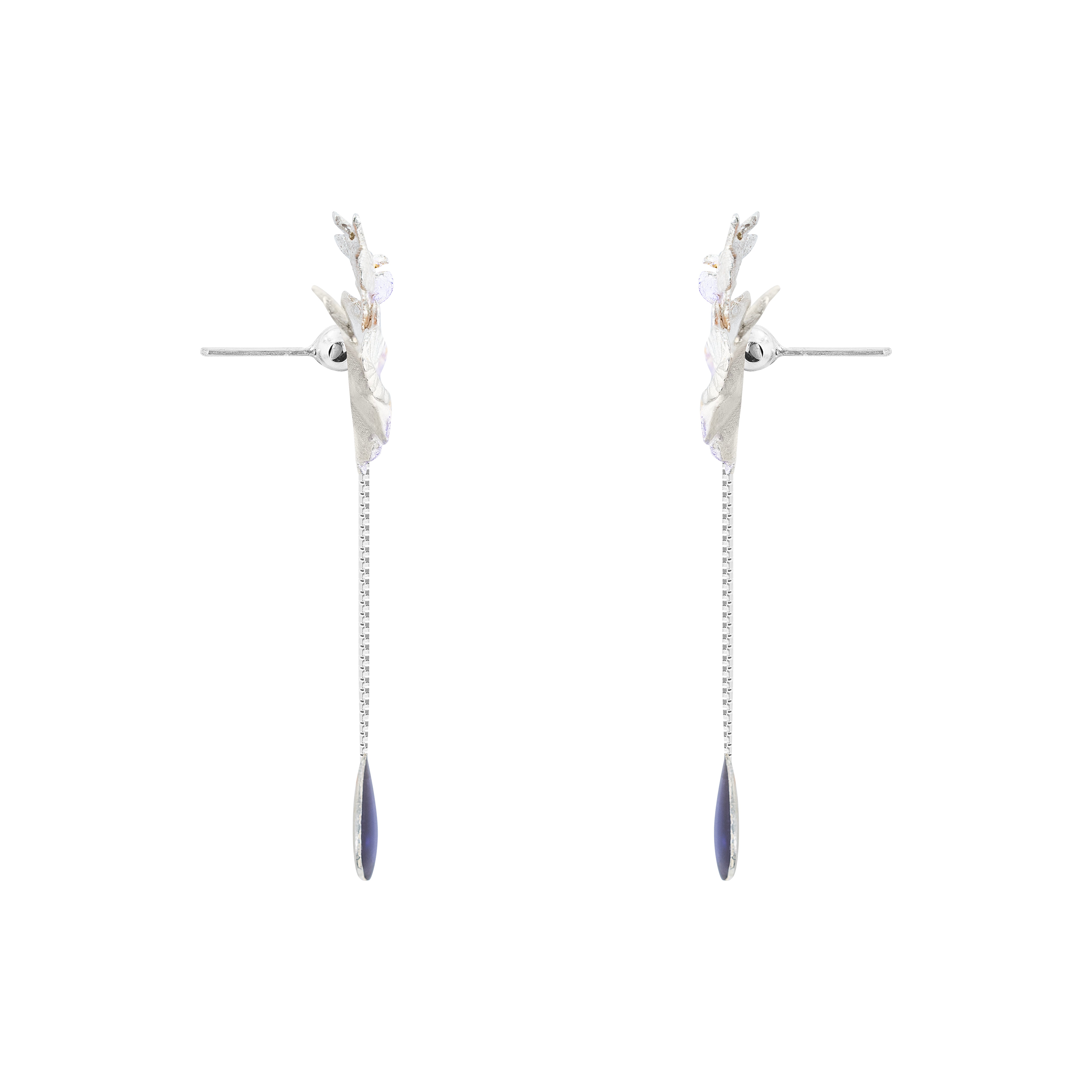 Aretes Jardin de Orquídeas