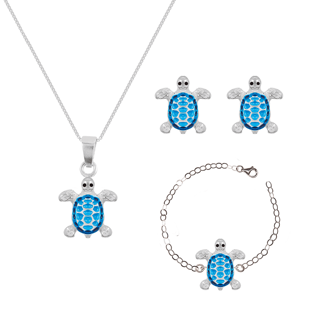 Set tortuga Azul