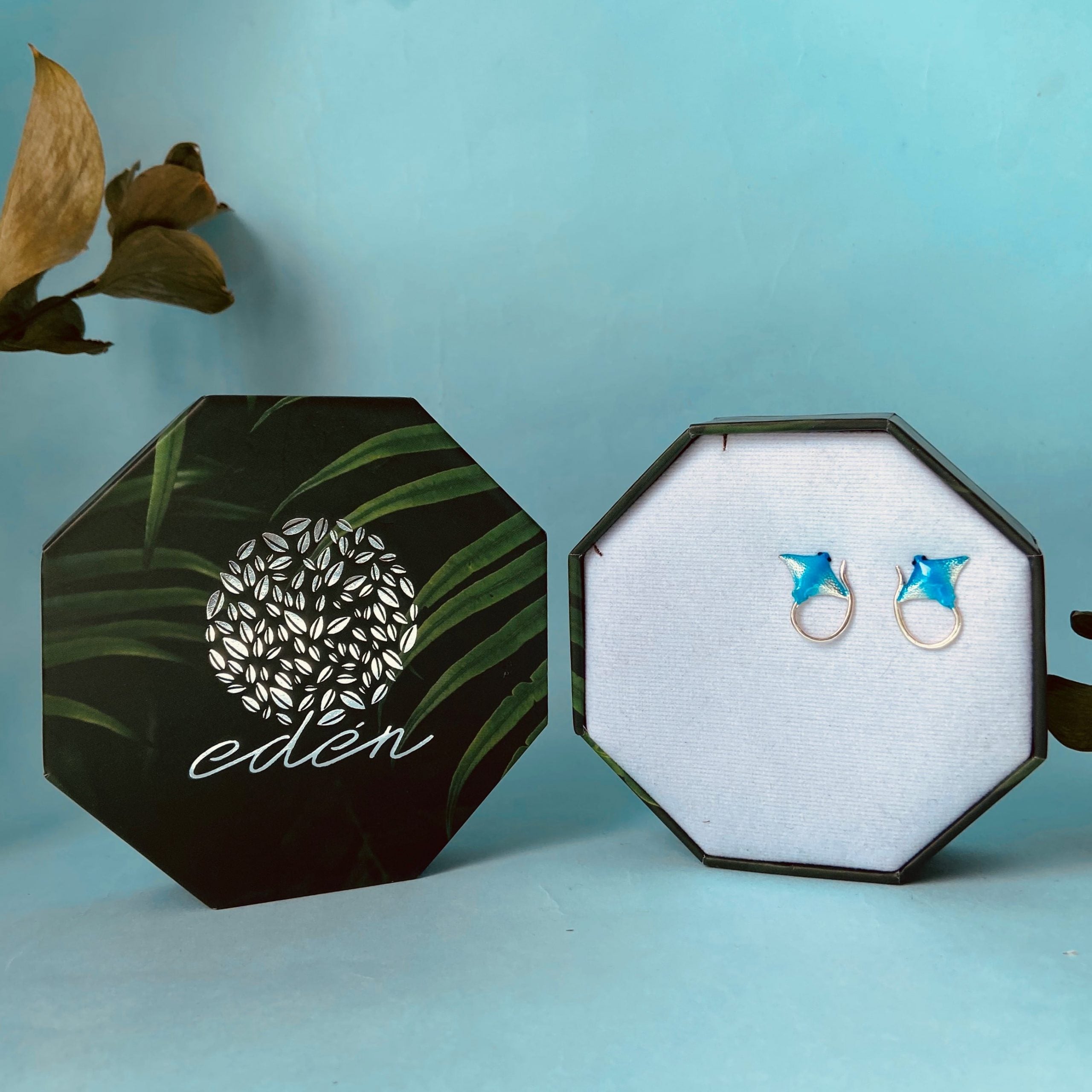 Aretes Mantarraya Pequeño