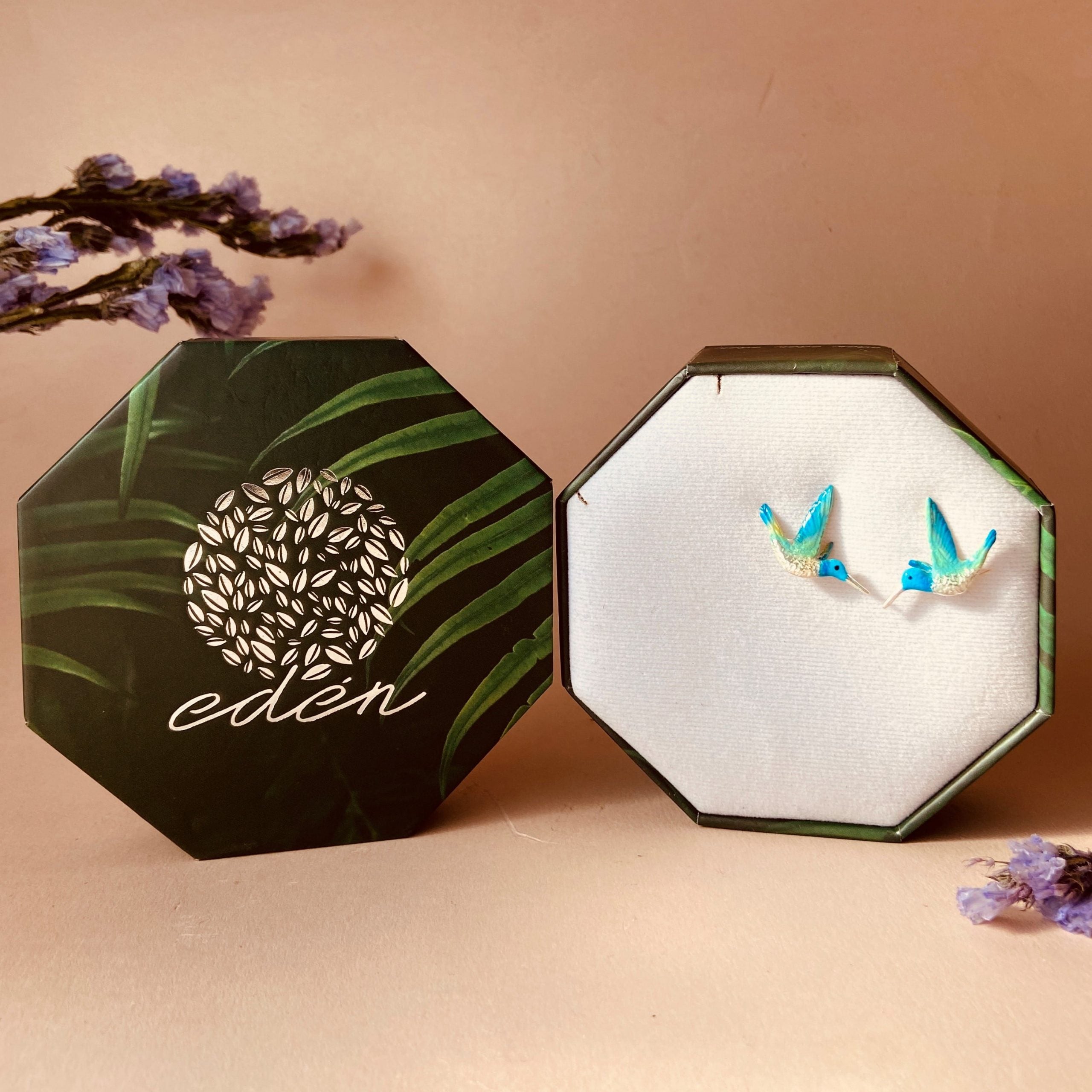 Colibrí de los Andes Mediano Aretes