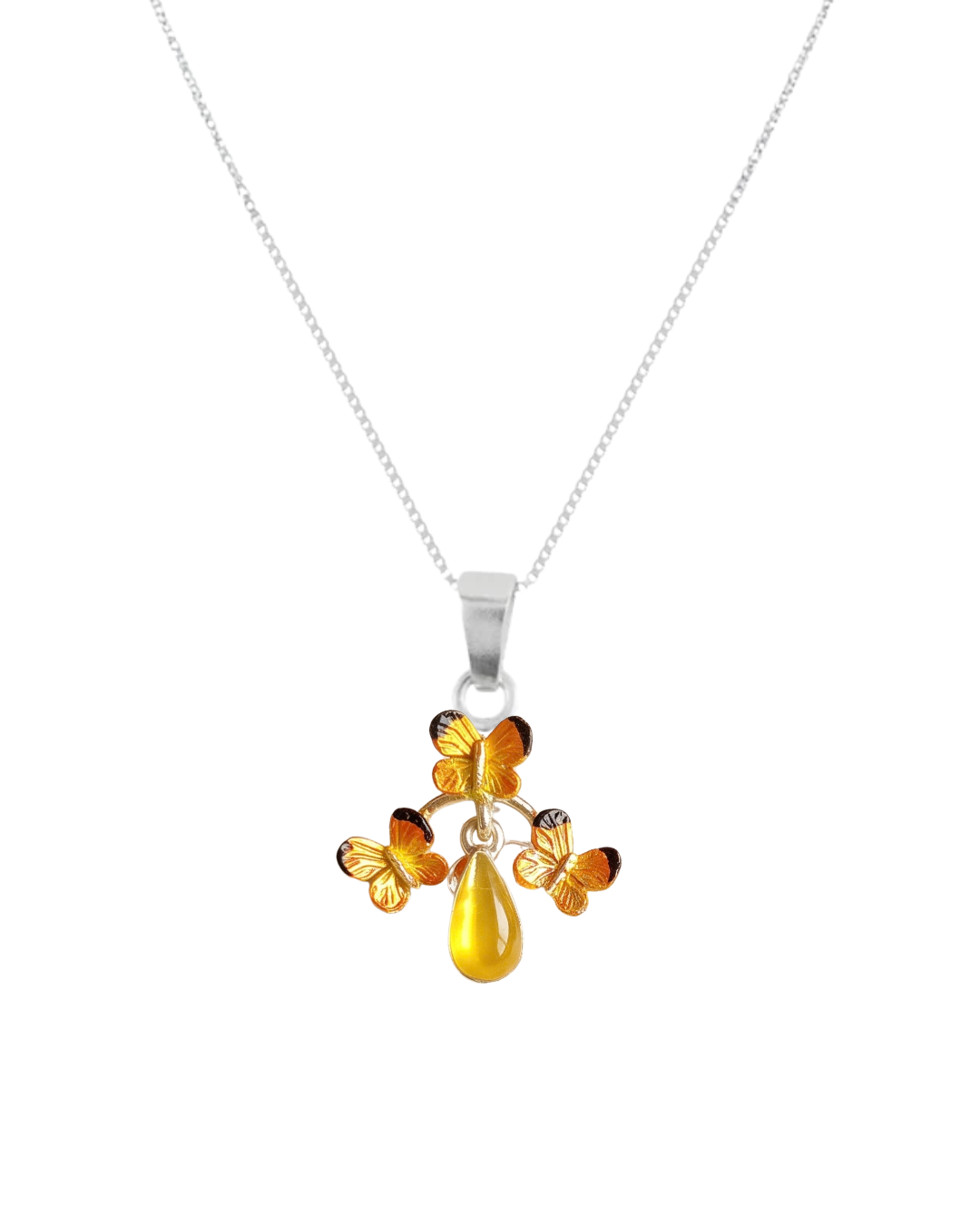 Collar Mariposa Monarca