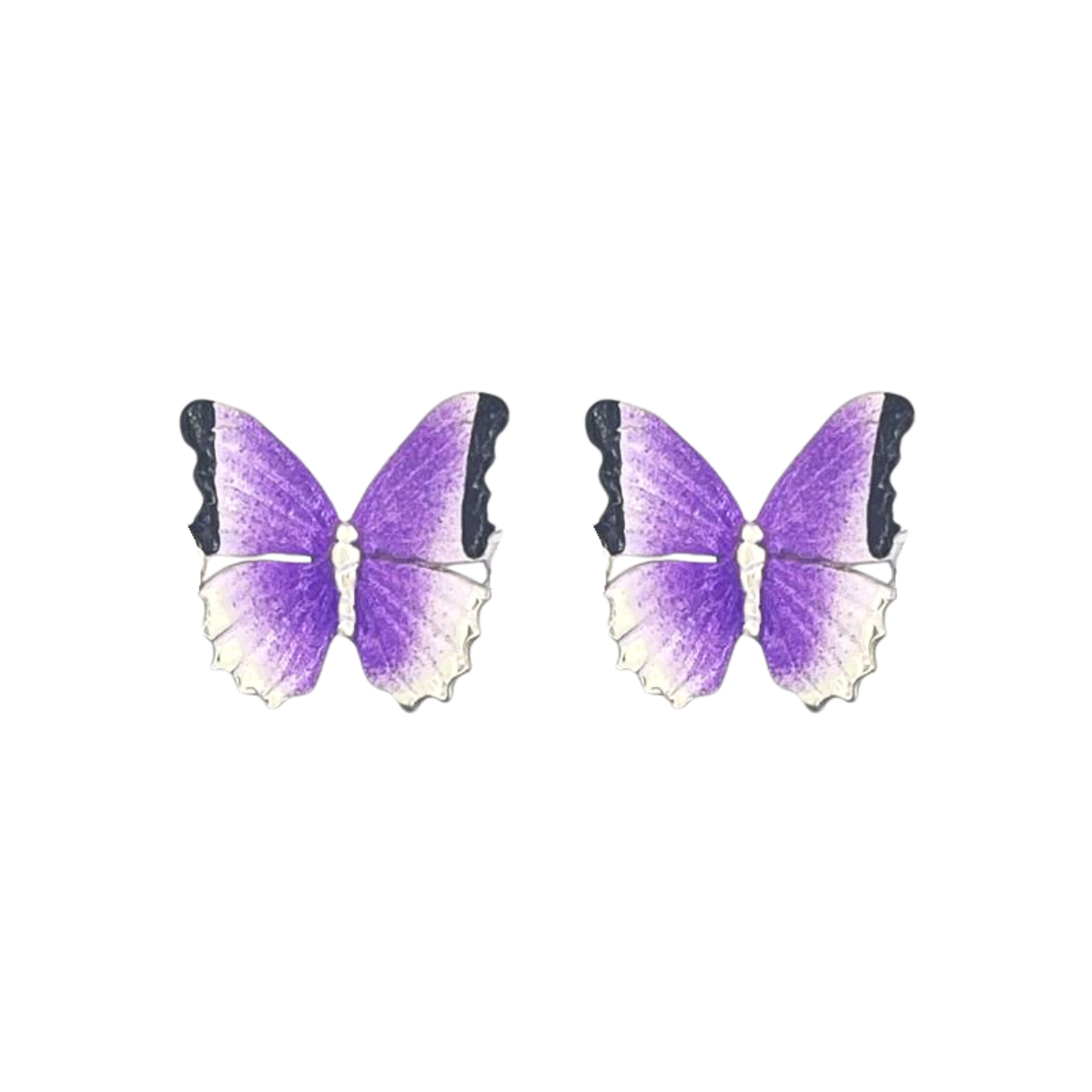 Aretes Mariposa Morada