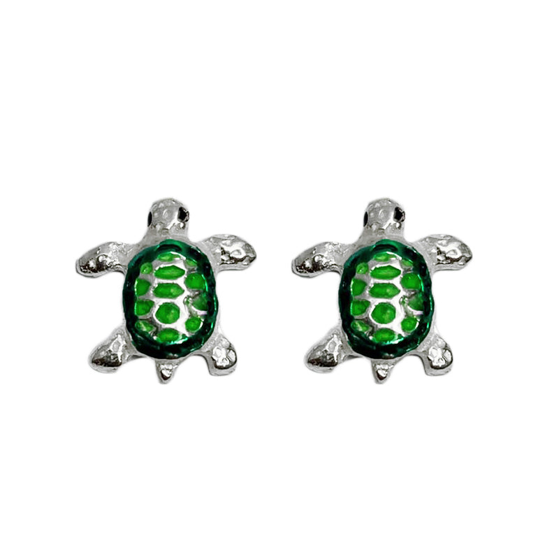 Aretes Tortuga Mini Verdes